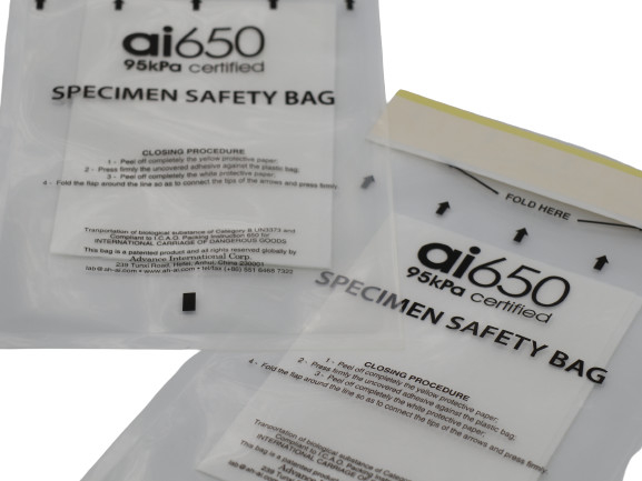 Συνήθειας Biohazard ιατρική Resealable τσαντών τσάντα δειγμάτων κλειδαριών φερμουάρ PE αδιάβροχη για το εργαστήριο