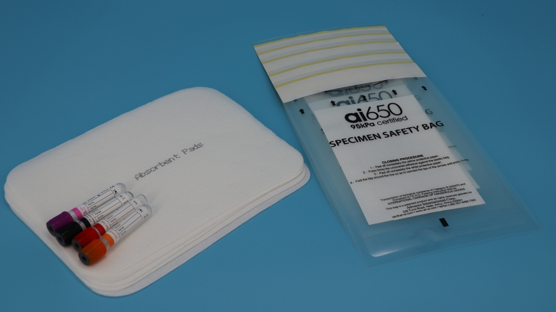 ΑΙ650 Ζεστό πώληση Ziplock Εργαστήριο Zipper Βιολογικό κίνδυνο Βιολογικό κίνδυνο
