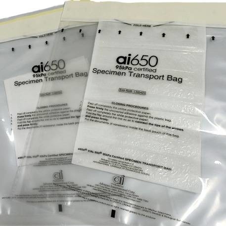 400pcs 95kPa 15*24cm σαφή σακούλα δείγματος Βιολογικές προμήθειες CRO Ψυγείο κουτί για αεροπορική μεταφορά συσκευασία με εσωτερική τσάντα χαρτιού