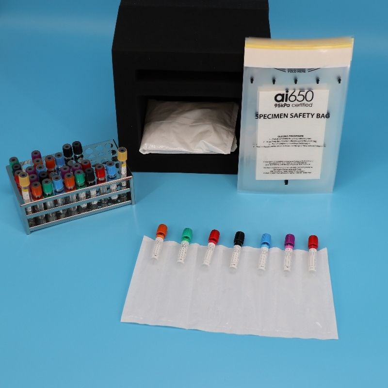 Τύποι μεταφοράς ανθεκτικών εργαστηριακών δειγμάτων AIC με προστασία 95 KPa για τη μεταφορά διαγνωστικών δειγμάτων