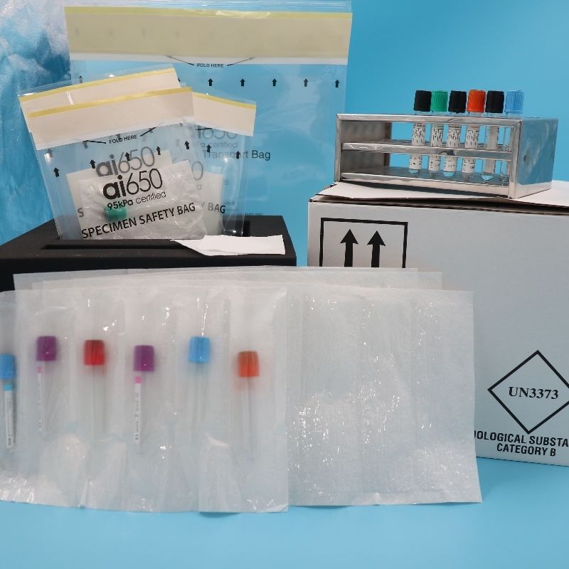 Τσάντες μεταφοράς ιατρικών δειγμάτων Ασφαλείς από διαρροές Βιολογικός κίνδυνος Τσάντες κλειδώματος Zip για δείγματα αίματος Συλλογή ούρων και εργαστηριακή χρήση