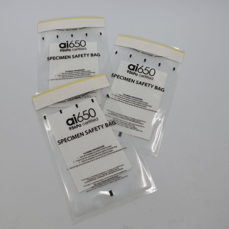 95kpa Αδιάβροχες σακούλες μεταφοράς δειγμάτων για βιολογικές ουσίες συμμόρφωσης κατηγορίας Β