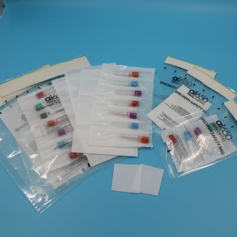 Medical Sample Transport 95kPa Specimen Transport Bags For Laboratory Specimen Transport